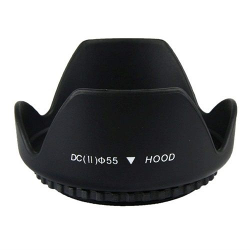 Objetivo Parasol para lentes Universal 55 mm Negro
