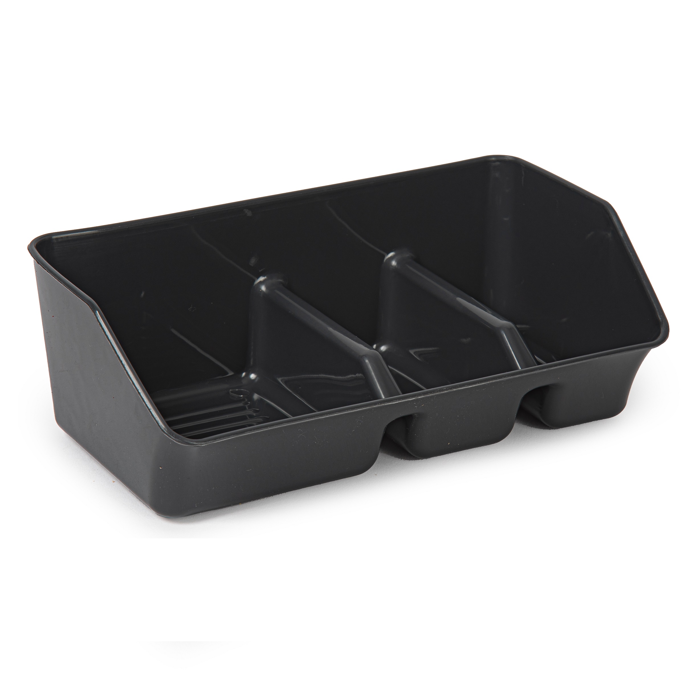 Organizador fregadero estropajero plastico  Negro