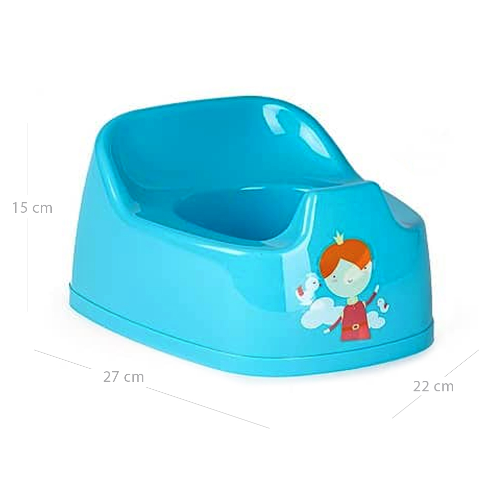 Orinal infantil plastico  Azul