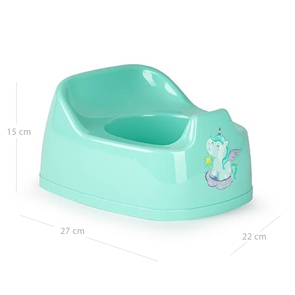 Orinal infantil plastico  Turquesa
