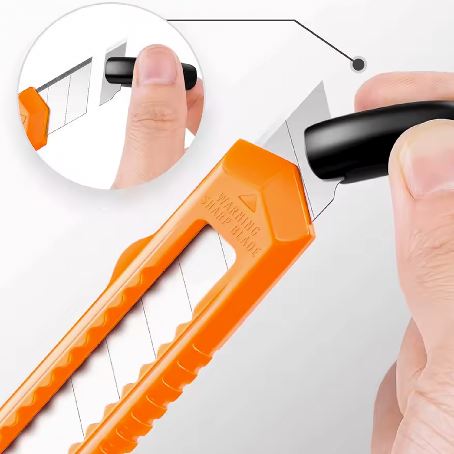 Pack 2 cutters 18 mm Naranja