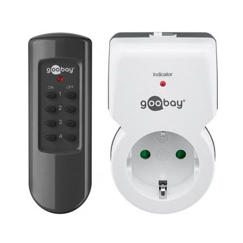 Pack 3x Enchufe inalambrico con control remoto  Blanco