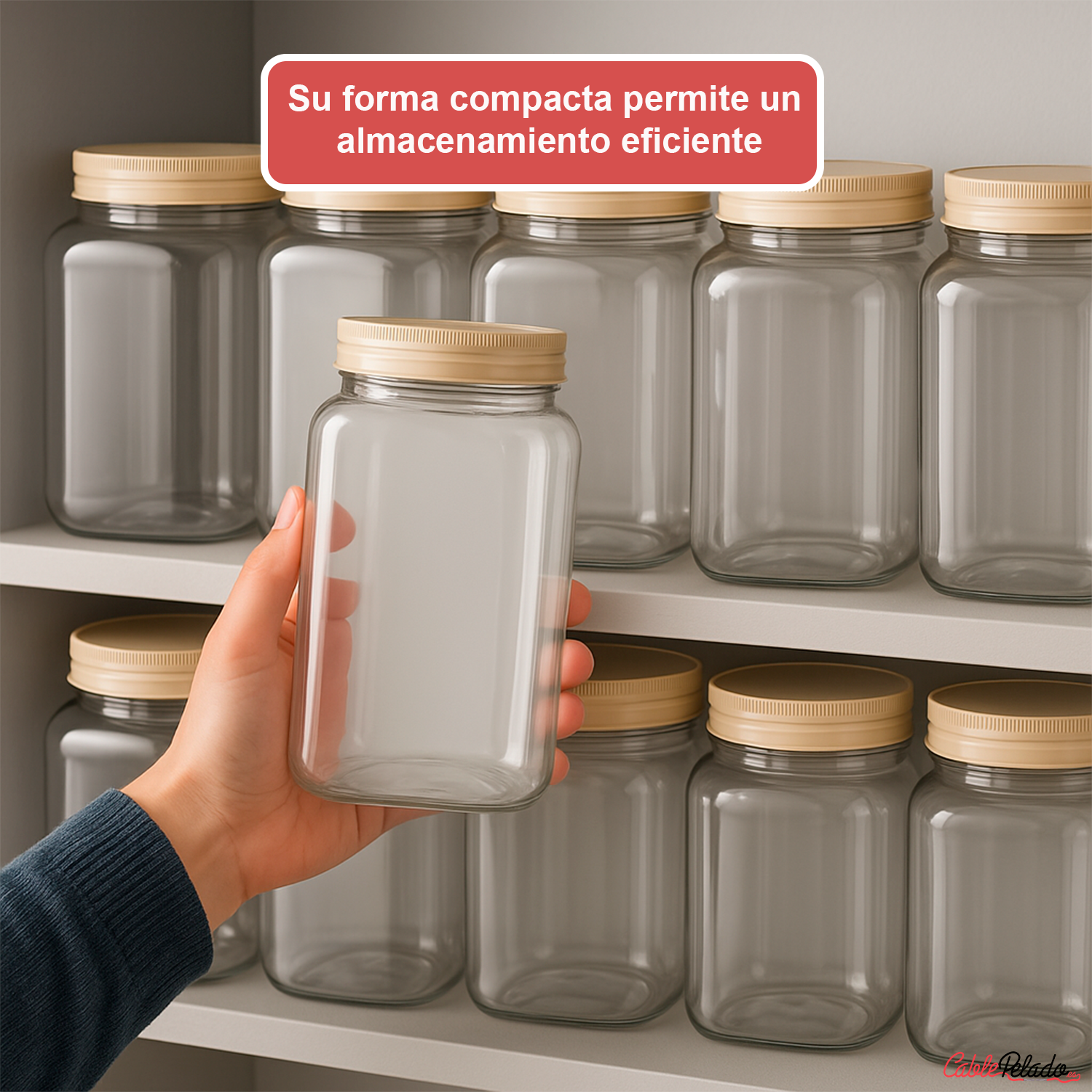 Pack 3 Botes Cuadrados Color Pastel 250 ml