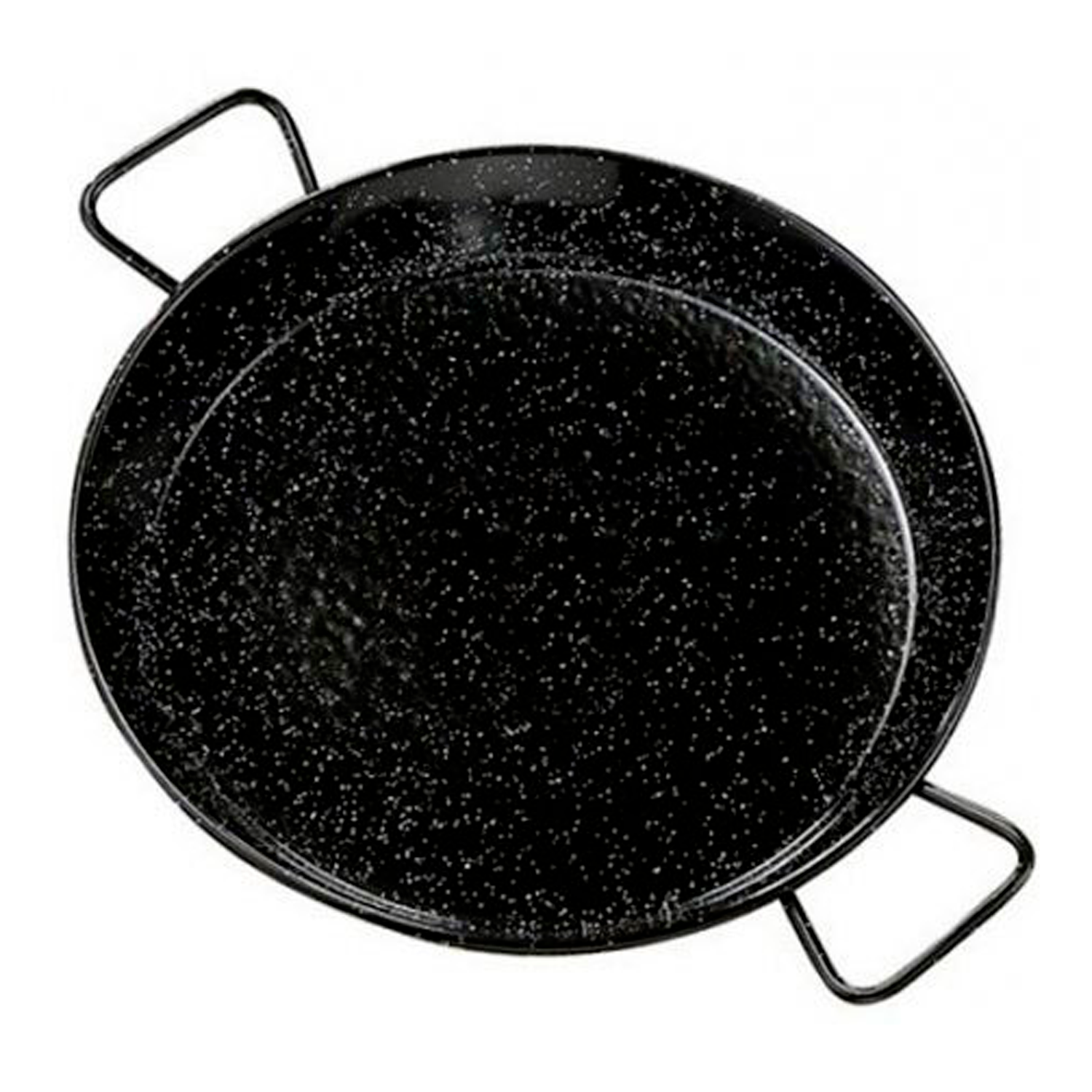 Paellera para 6 personas esmaltada 34 cm Negro