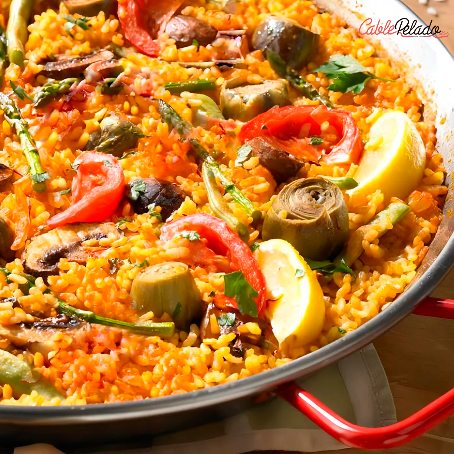 Paellera Valenciana acero pulido 7 Personas Garcima 36 cm Plateado