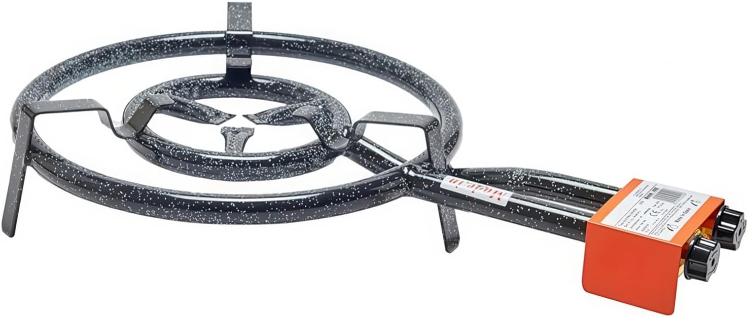 Paellero Gas Butano 40 cm Negro