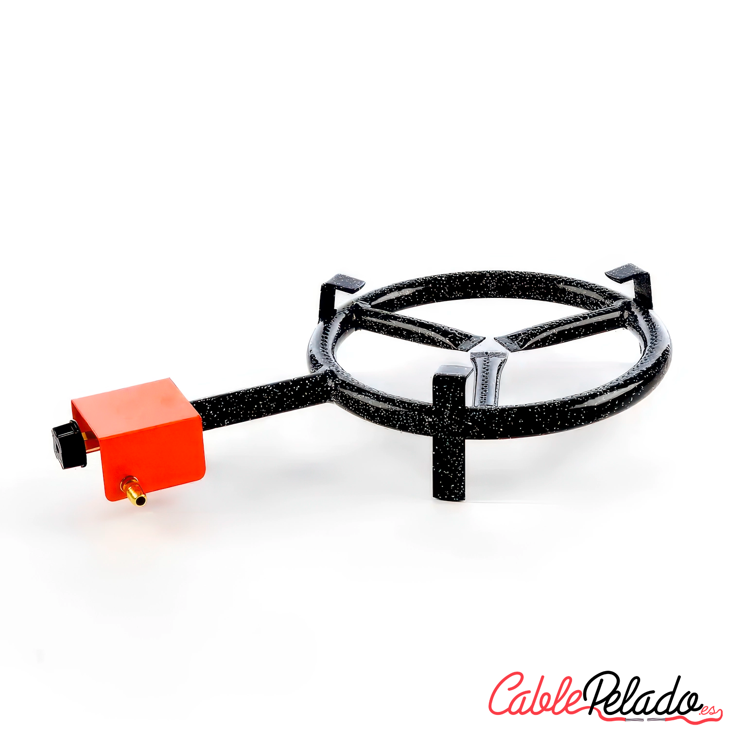 Paellero Gas Butano 30 cm Negro