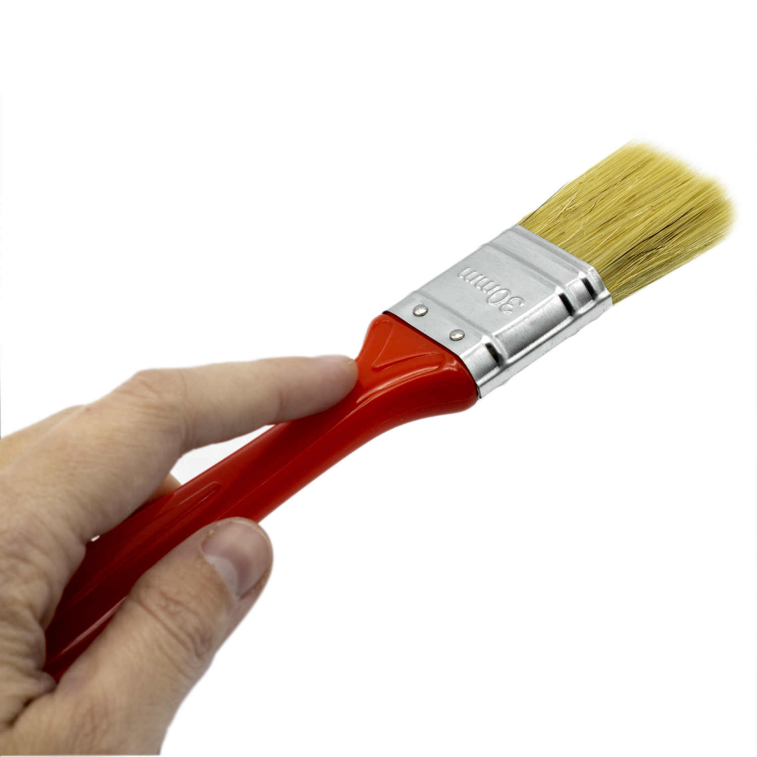 Paletina pintura doble cerda 30 mm Rojo