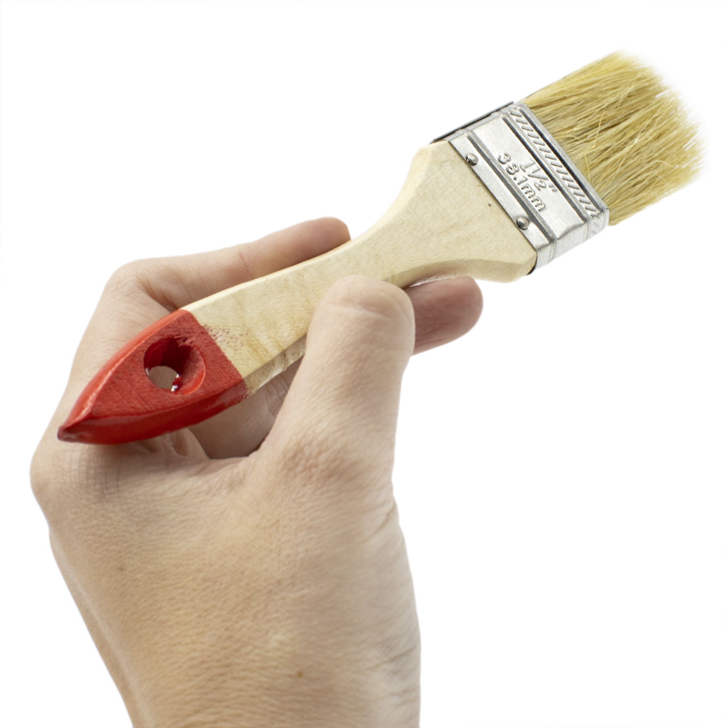 Paletina pintura doble cerda mango madera 37.5 mm