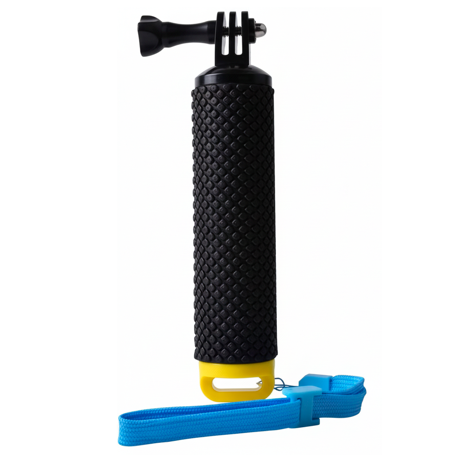 Palo Flotante Para Cámara Deportiva Compatible Con GoPro  Negro-Amarillo