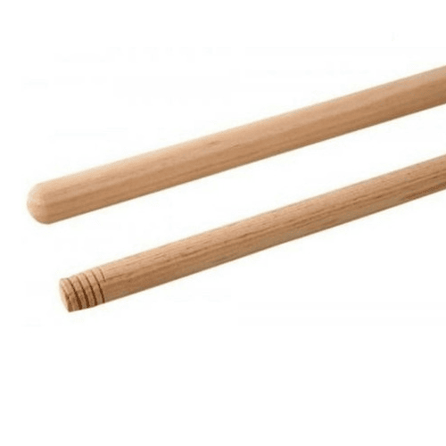 Palo universal madera cepillo barrer fregona 75 cm Marron