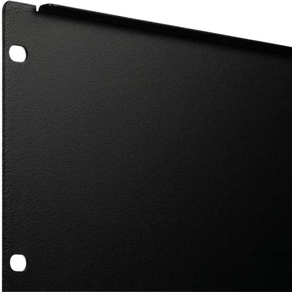 Panel ciego de 2U para armario rack 19  Negro