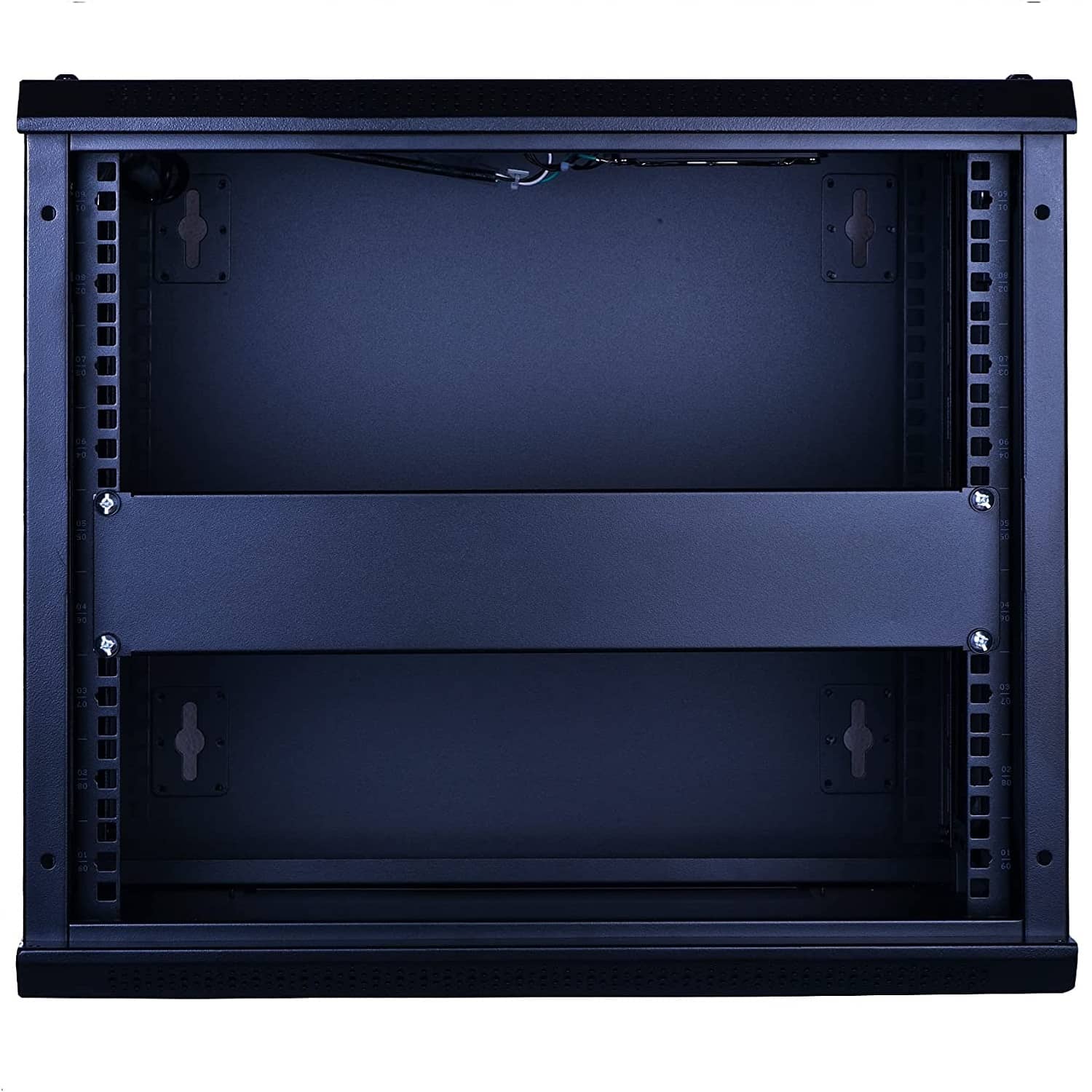 Panel ciego de 2U para armario rack 19  Negro