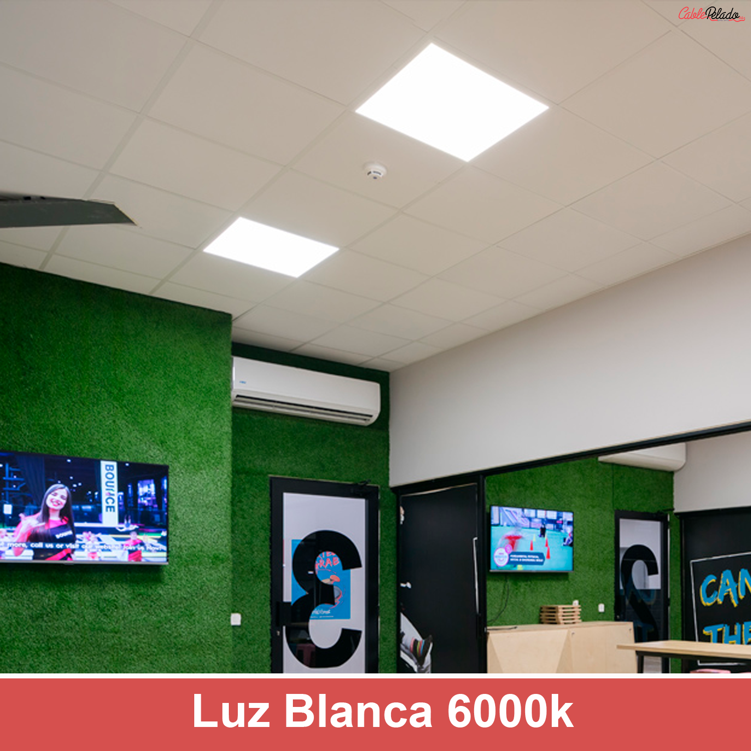 Panel LED Empotrar 60 x 60 cm Luz Blanca 6000k  Blanco  40W