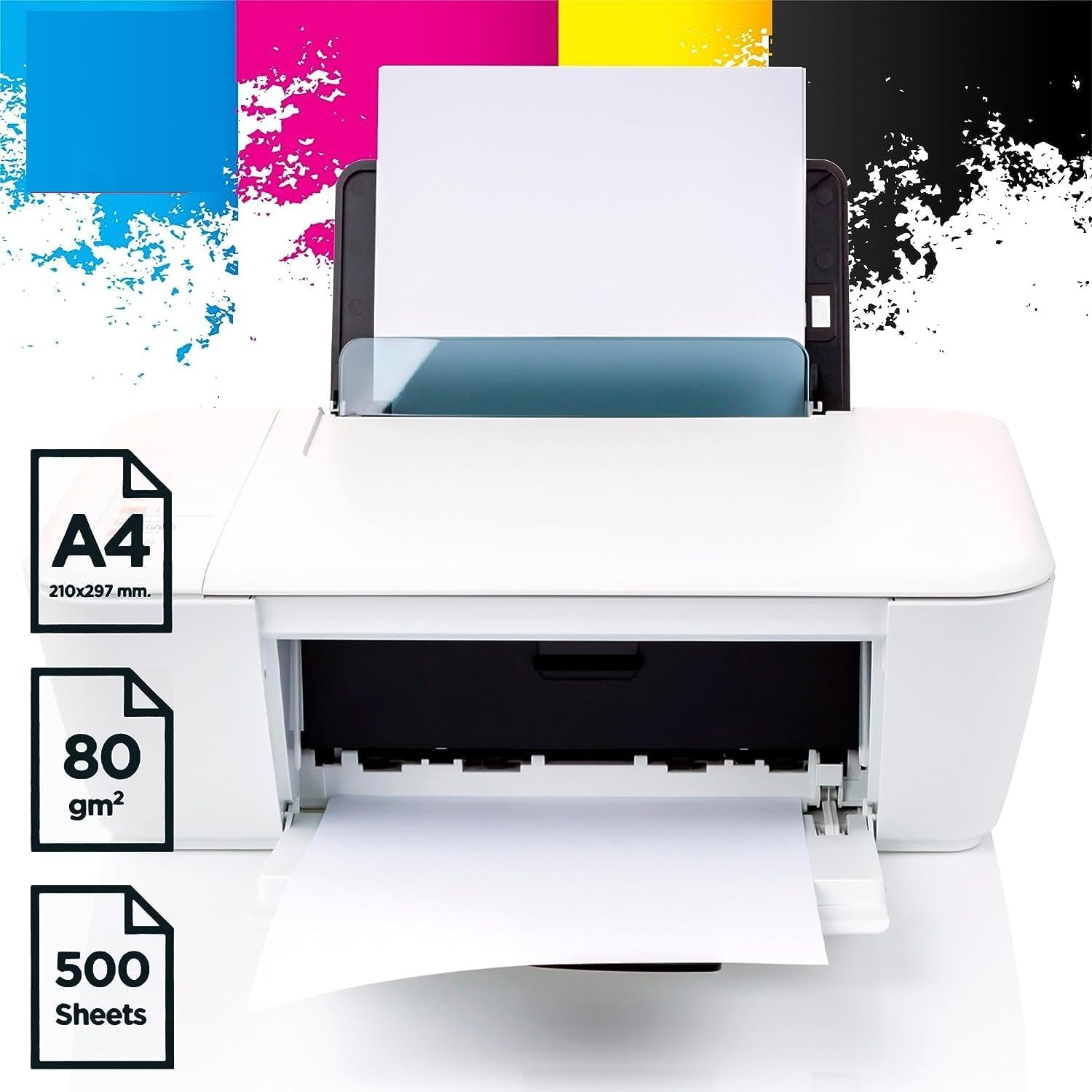Papel fotocopiadora Din A4 80 gr  Blanco