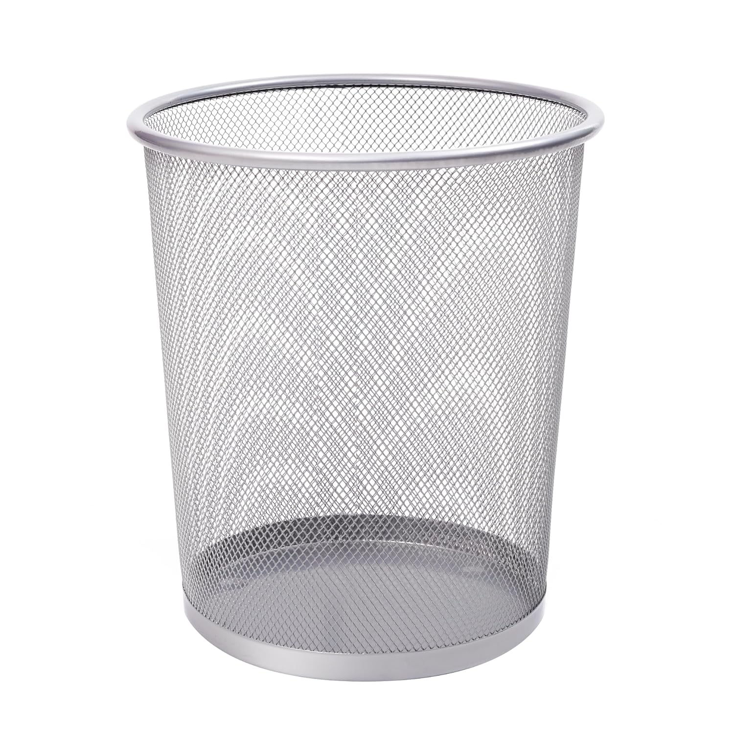 Papelera malla metalica 12 Litros Gris