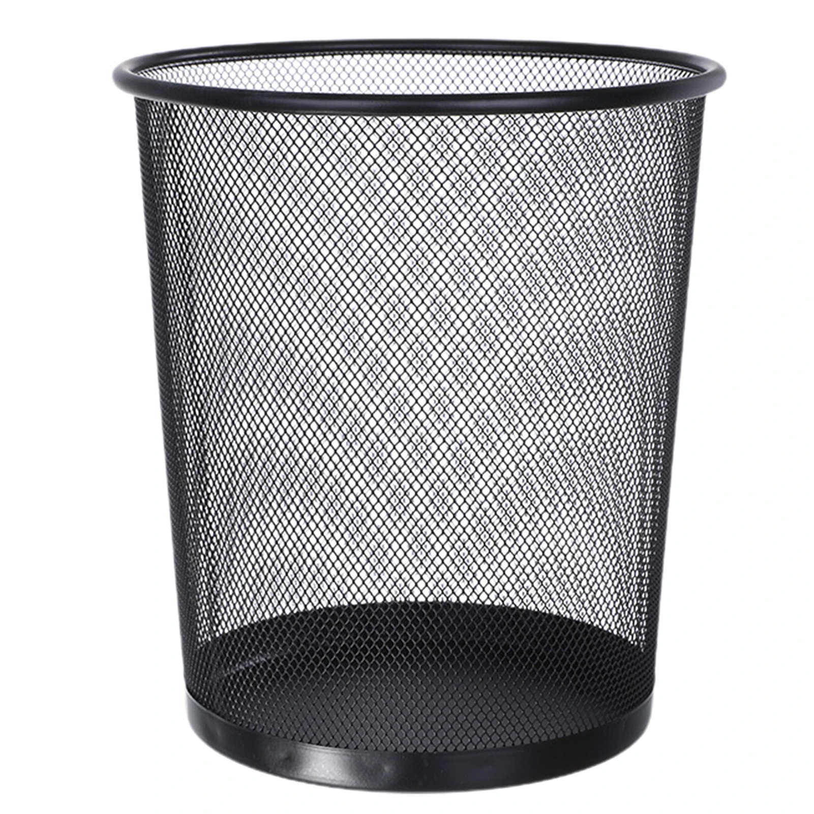 Papelera malla metalica 12 Litros Negro