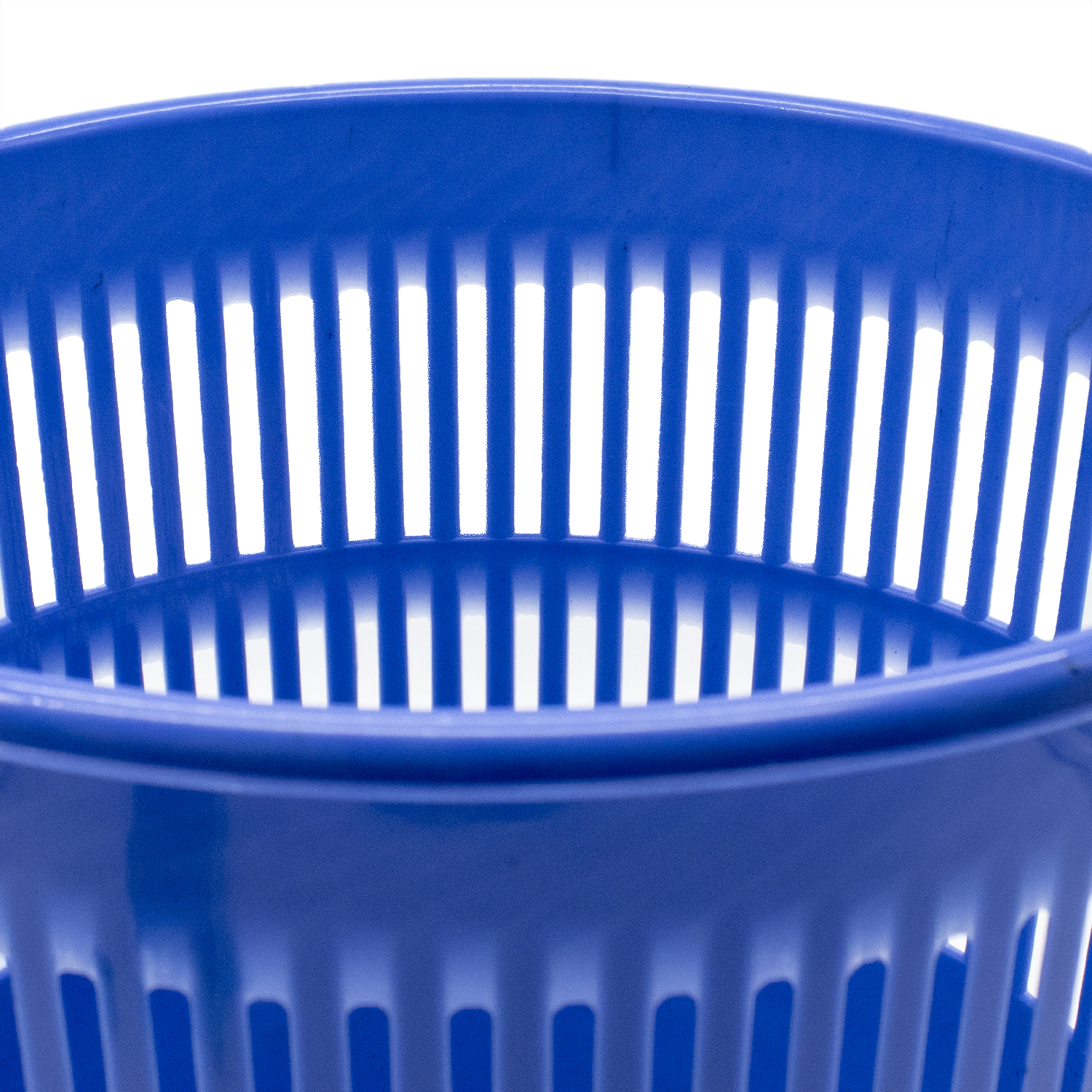 Papelera rejilla plastico 12 Litros Azul