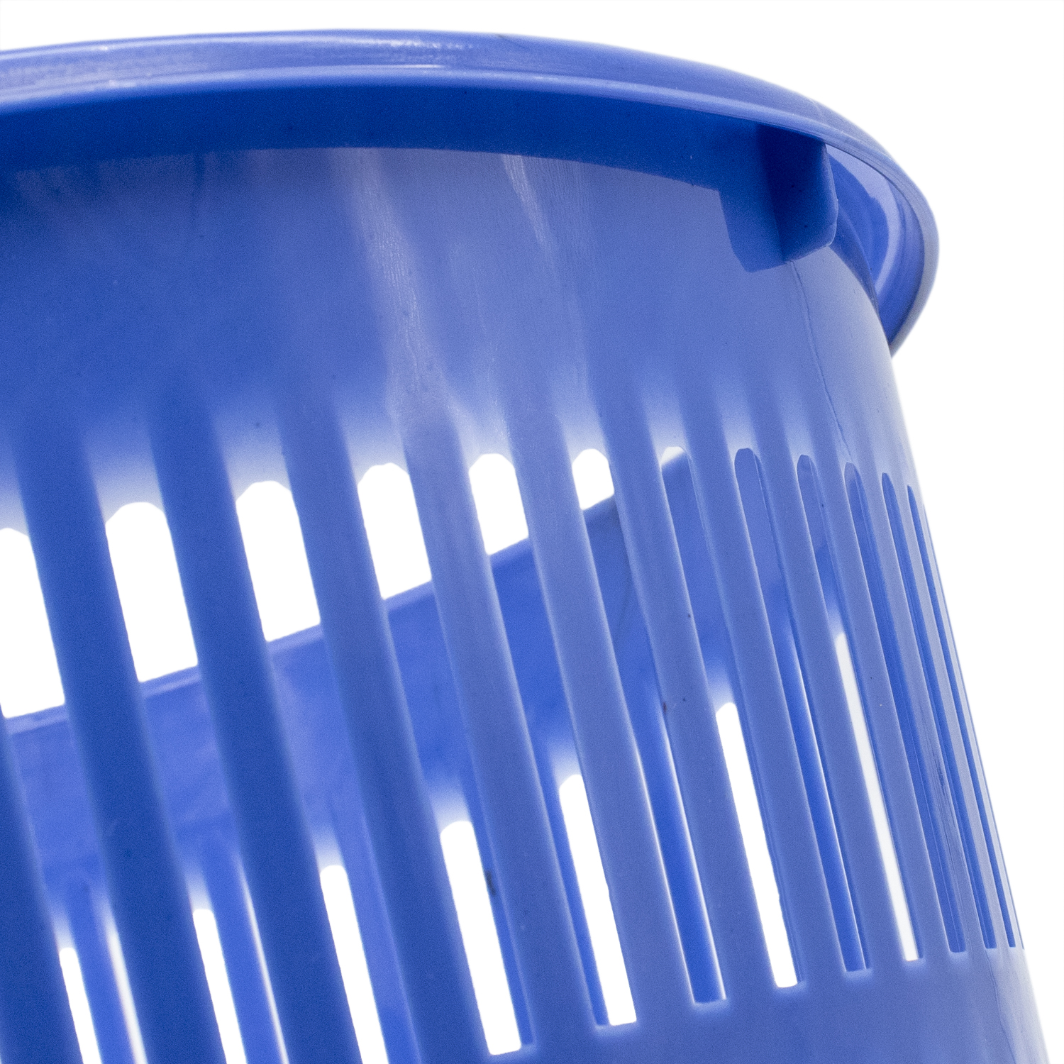 Papelera rejilla plastico 12 Litros Azul