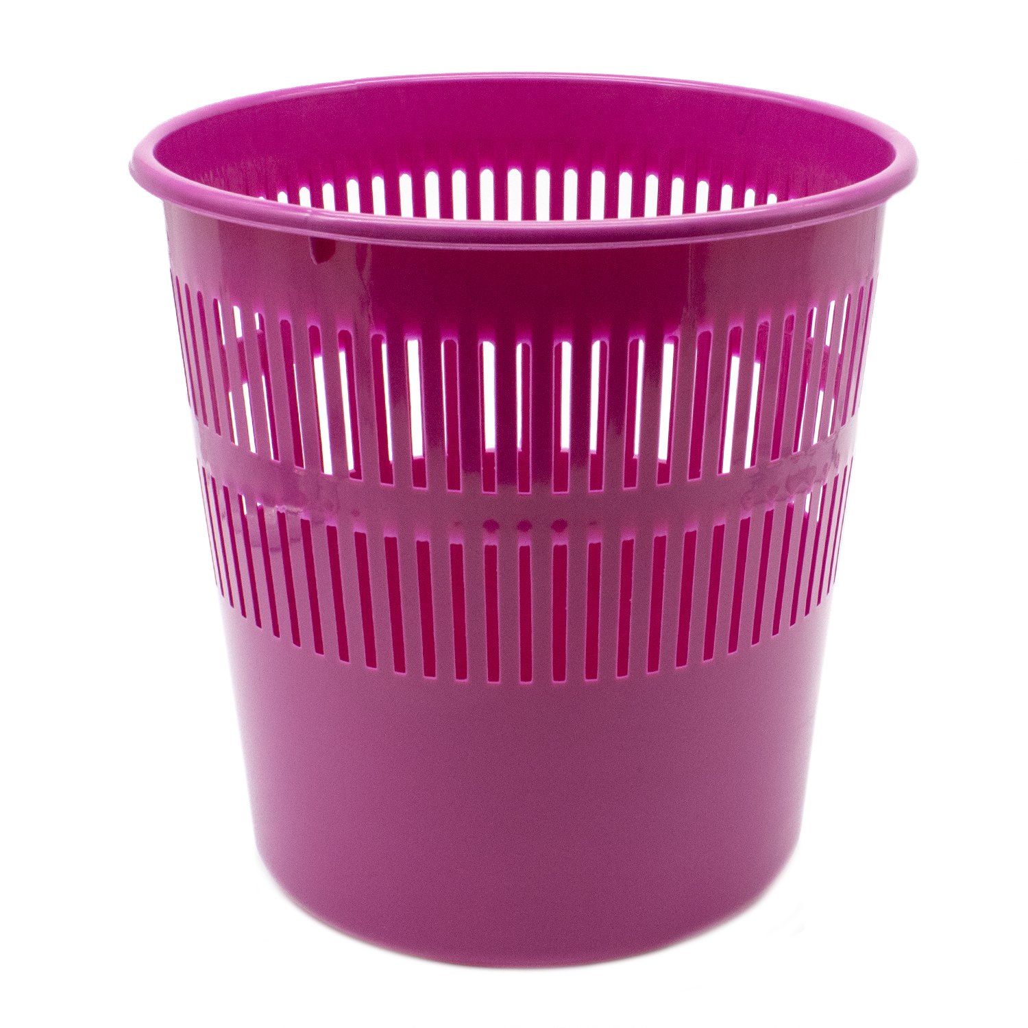 Papelera malla metalica 12 Litros Rosa