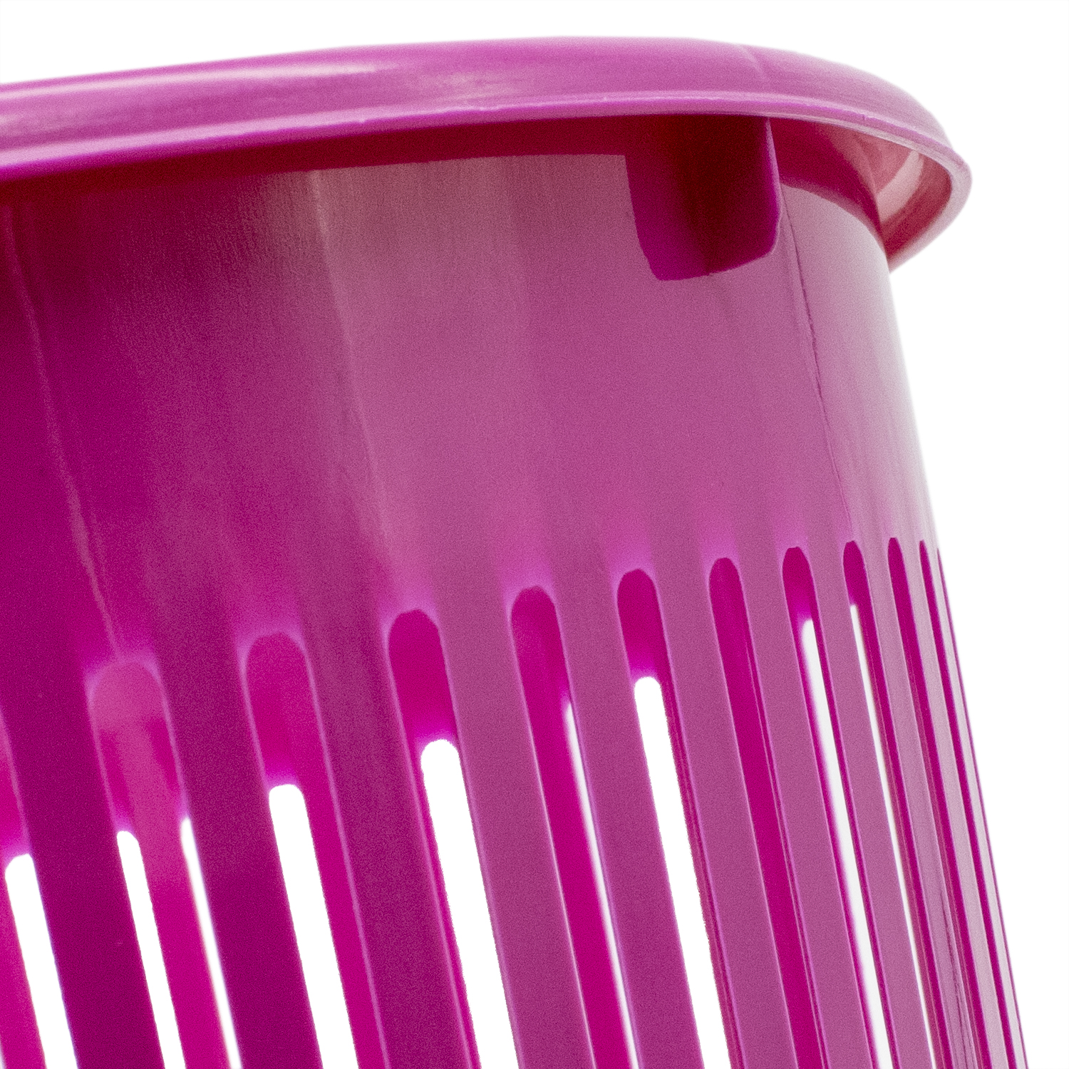 Papelera rejilla plastico 12 Litros Rosa