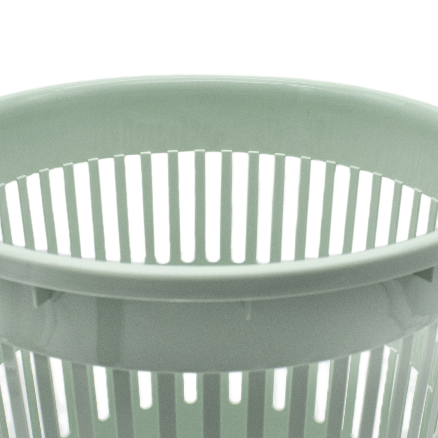Papelera rejilla plastico 12 Litros Verde claro