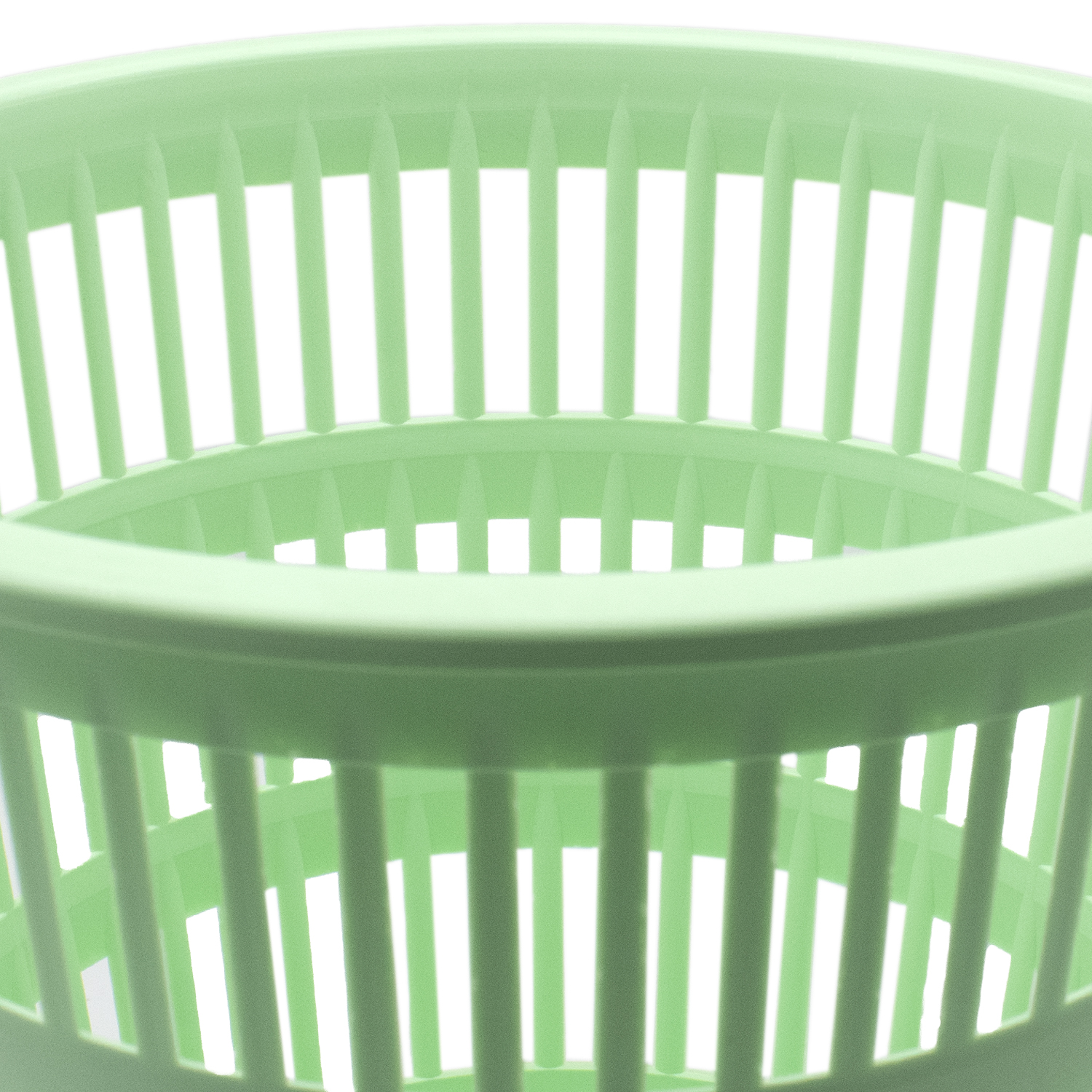 Papelera rejilla plastico 12 Litros Verde