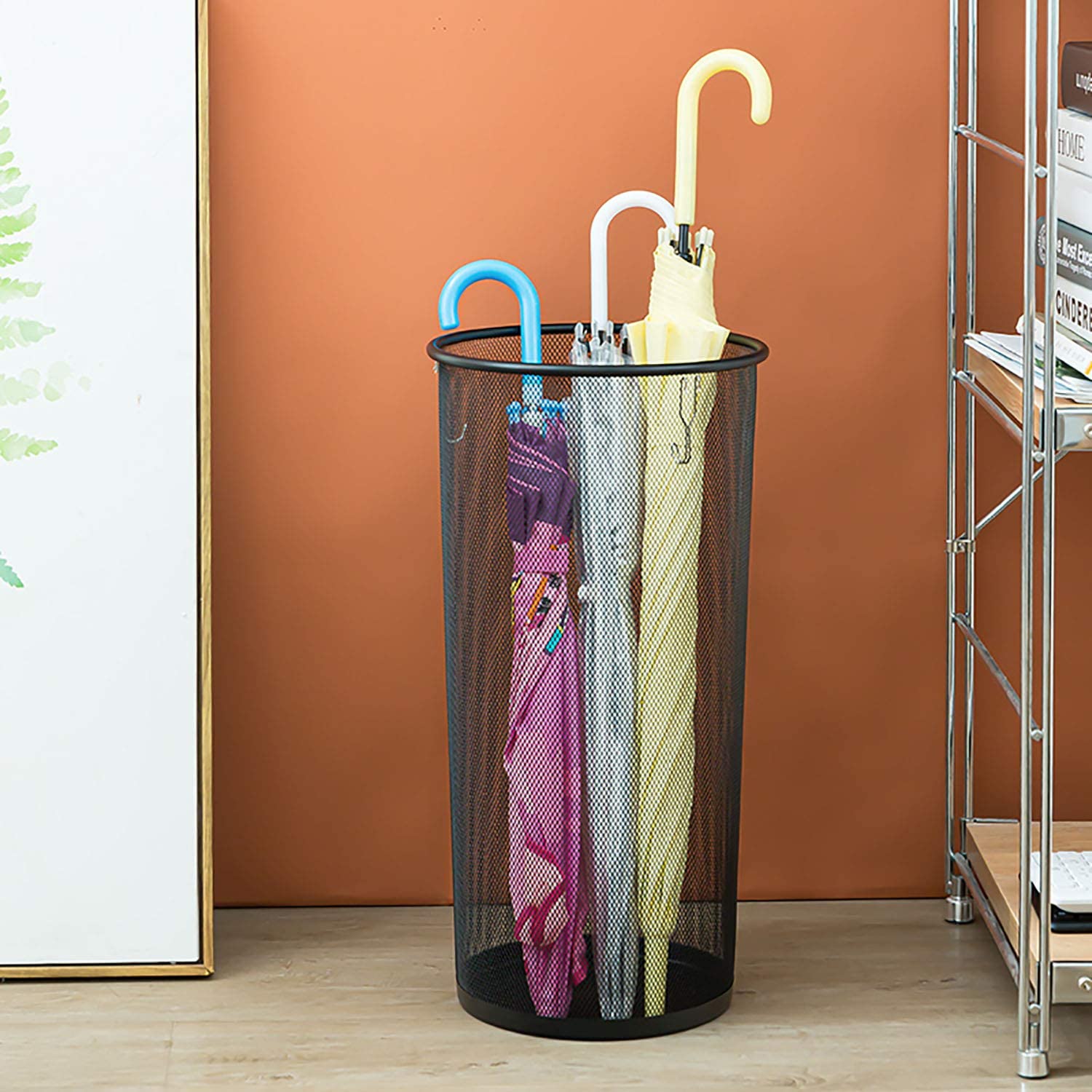 Paragüeros de Malla Metálica 50 cm Negro