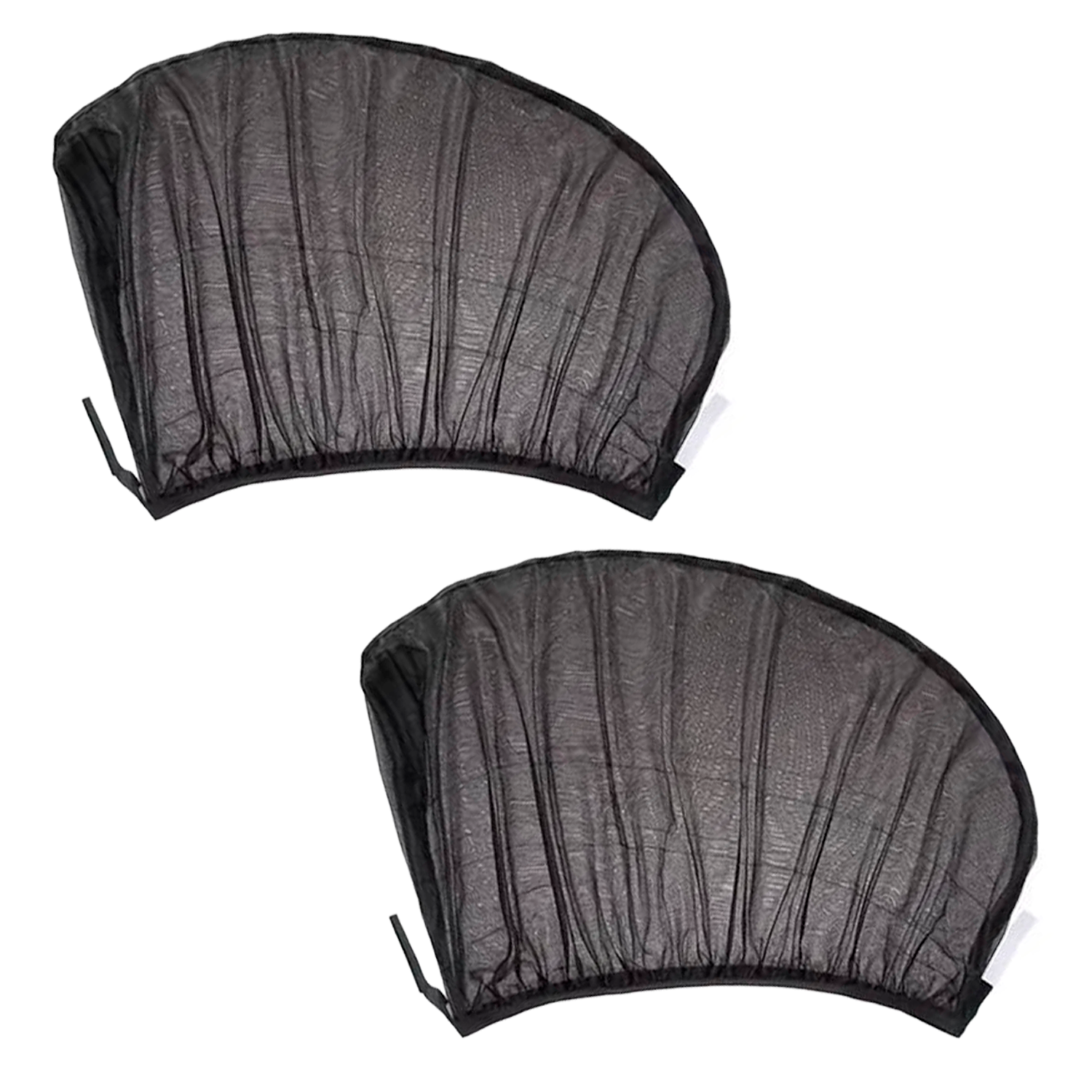 Parasol Puerta Trasera (2 piezas)  Negro