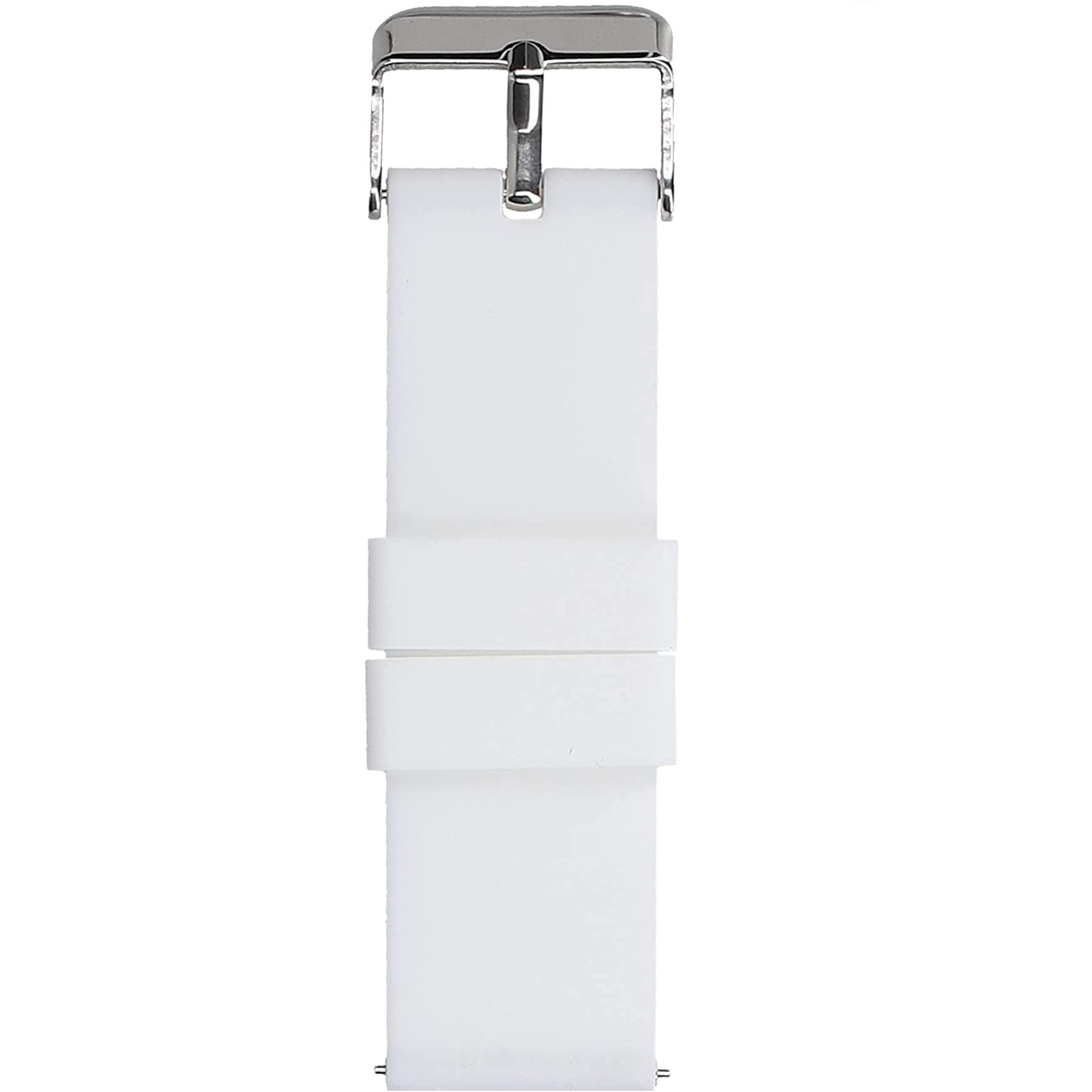 Pasador de goma para correas de reloj 22 mm Blanco