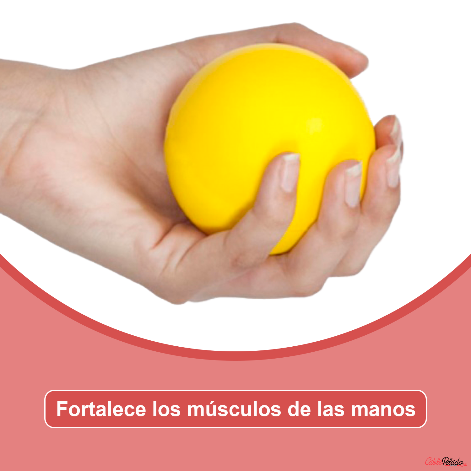 Pelota Antiestrés 6 cm Amarillo