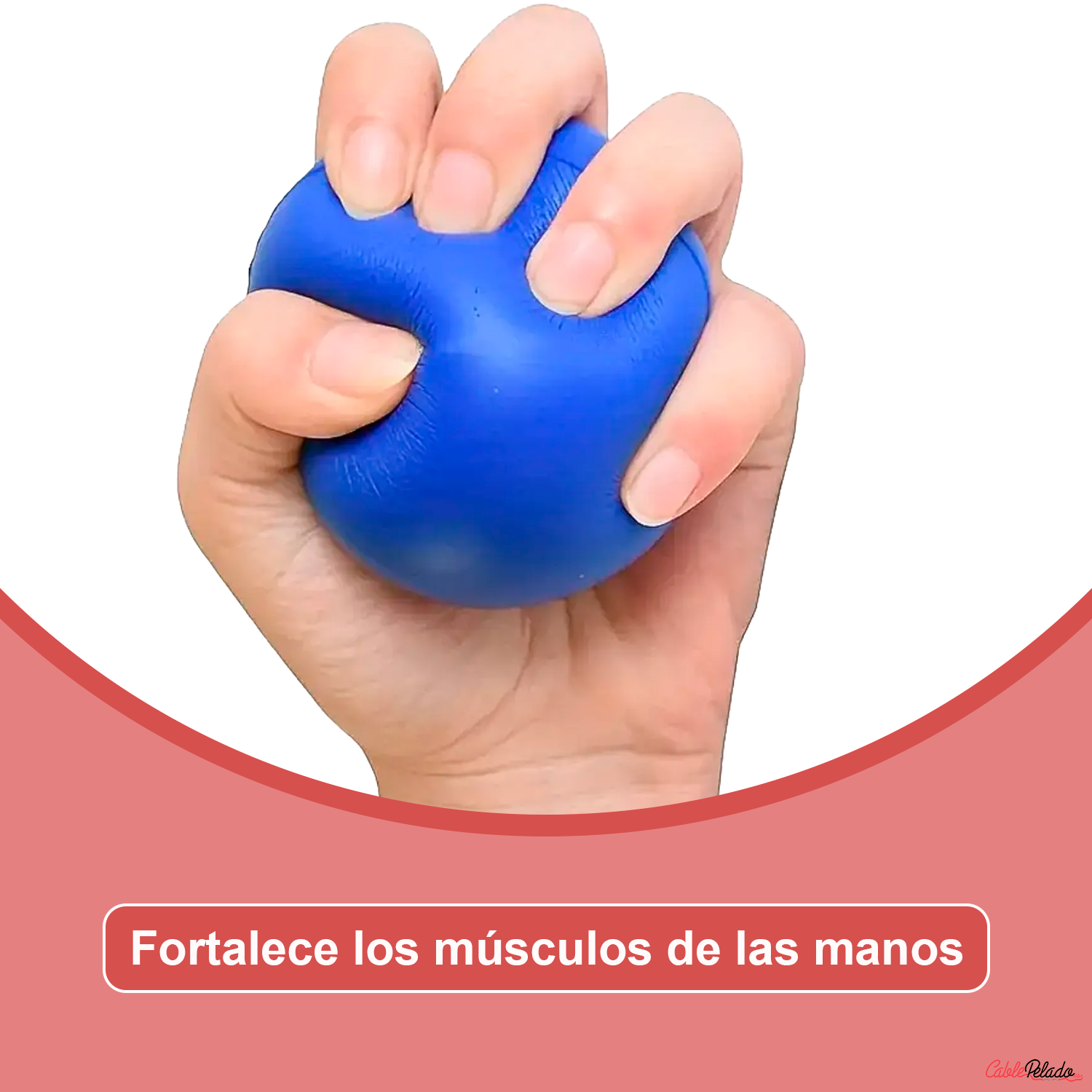 Pelota Antiestrés 6 cm Azul