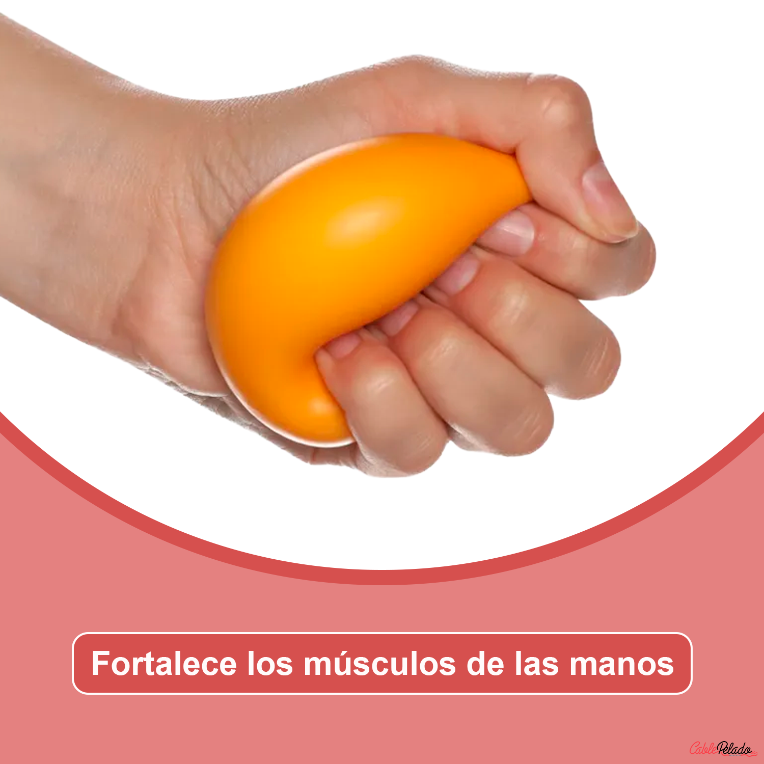 Pelota Antiestrés 6 cm Naranja