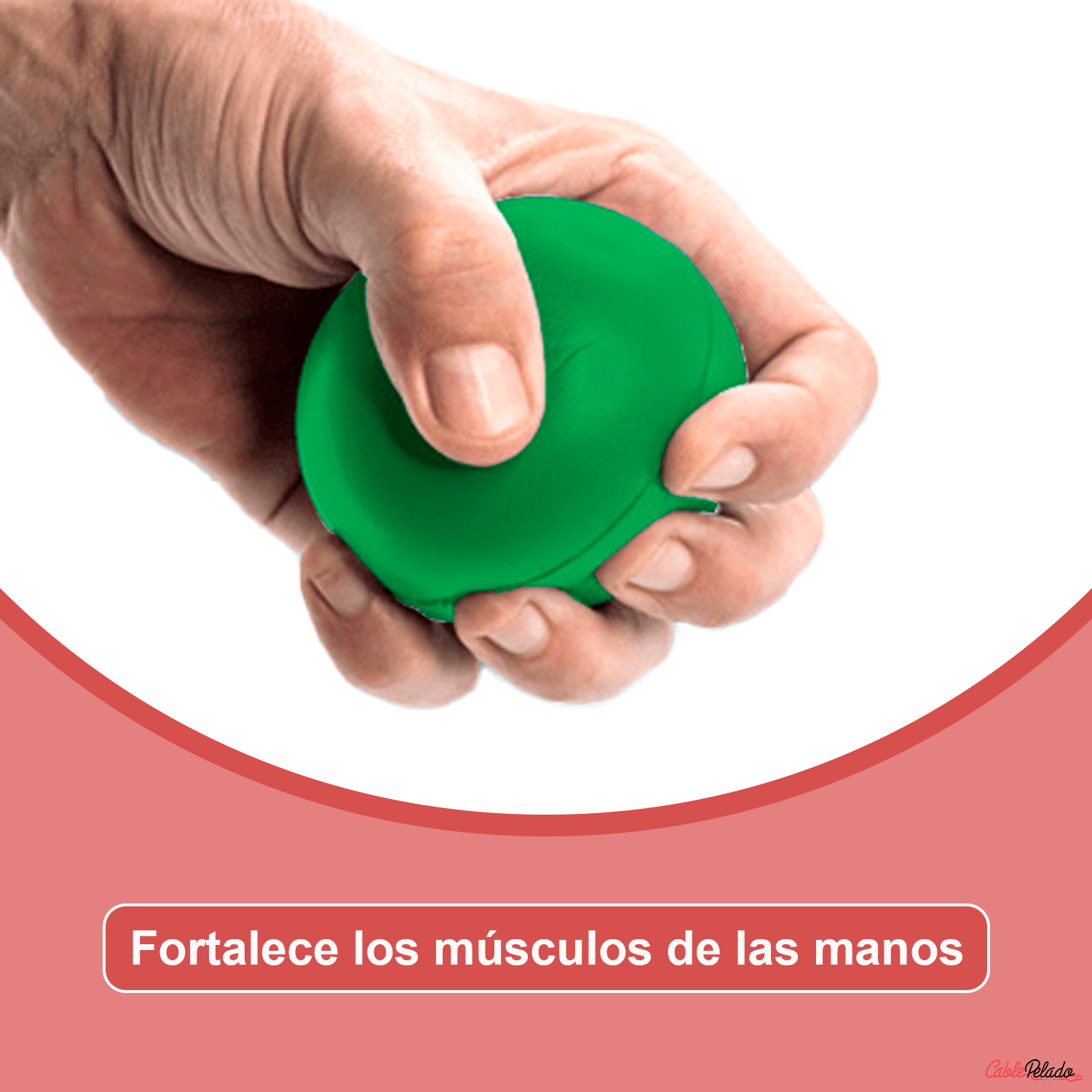 Pelota Antiestrés 6 cm Verde