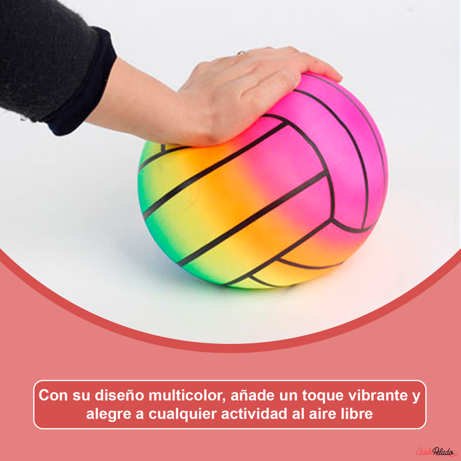 Pelota Playa Inchable 23 cm Multicolor