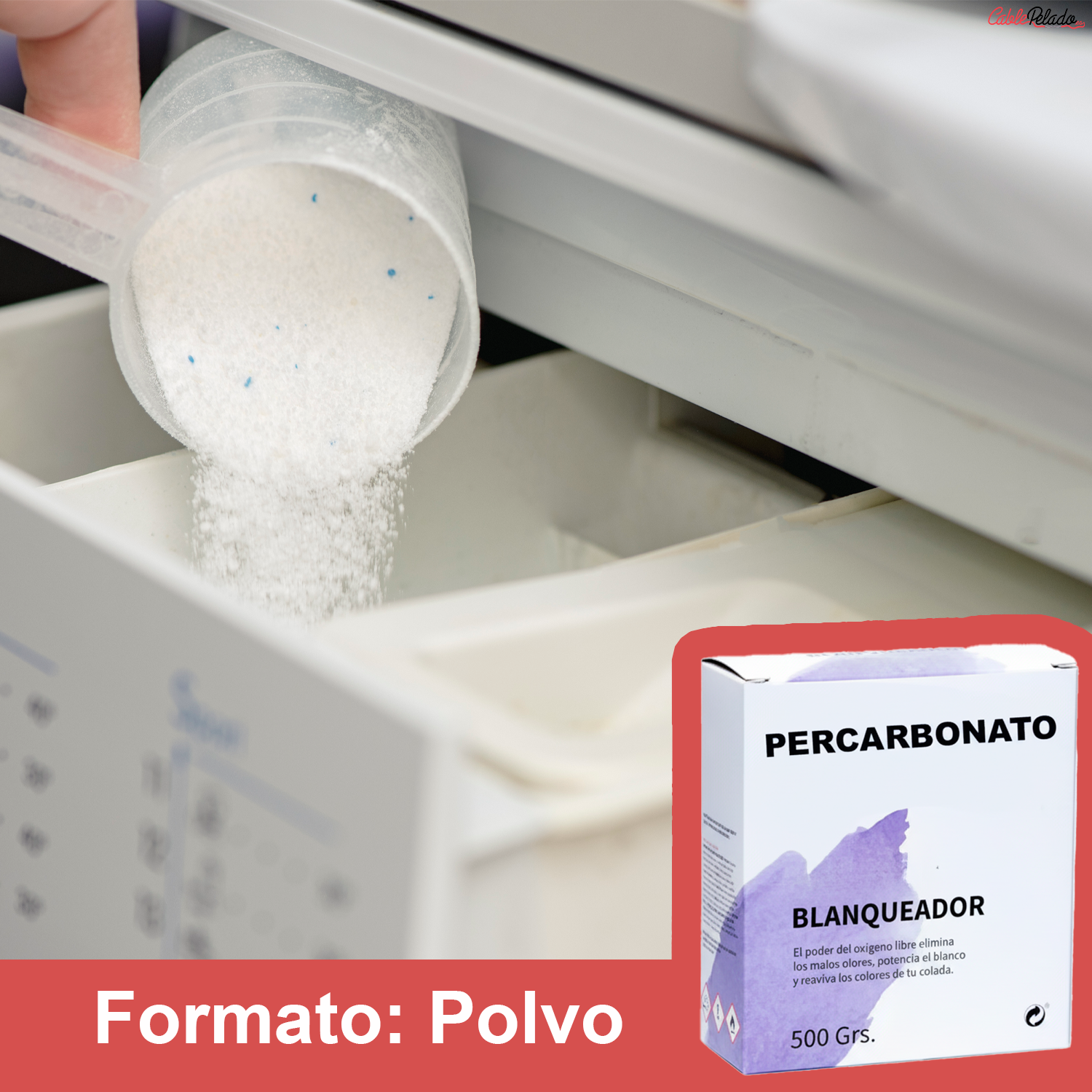 Percarbonato  Blanqueador 500 gr  Blanco