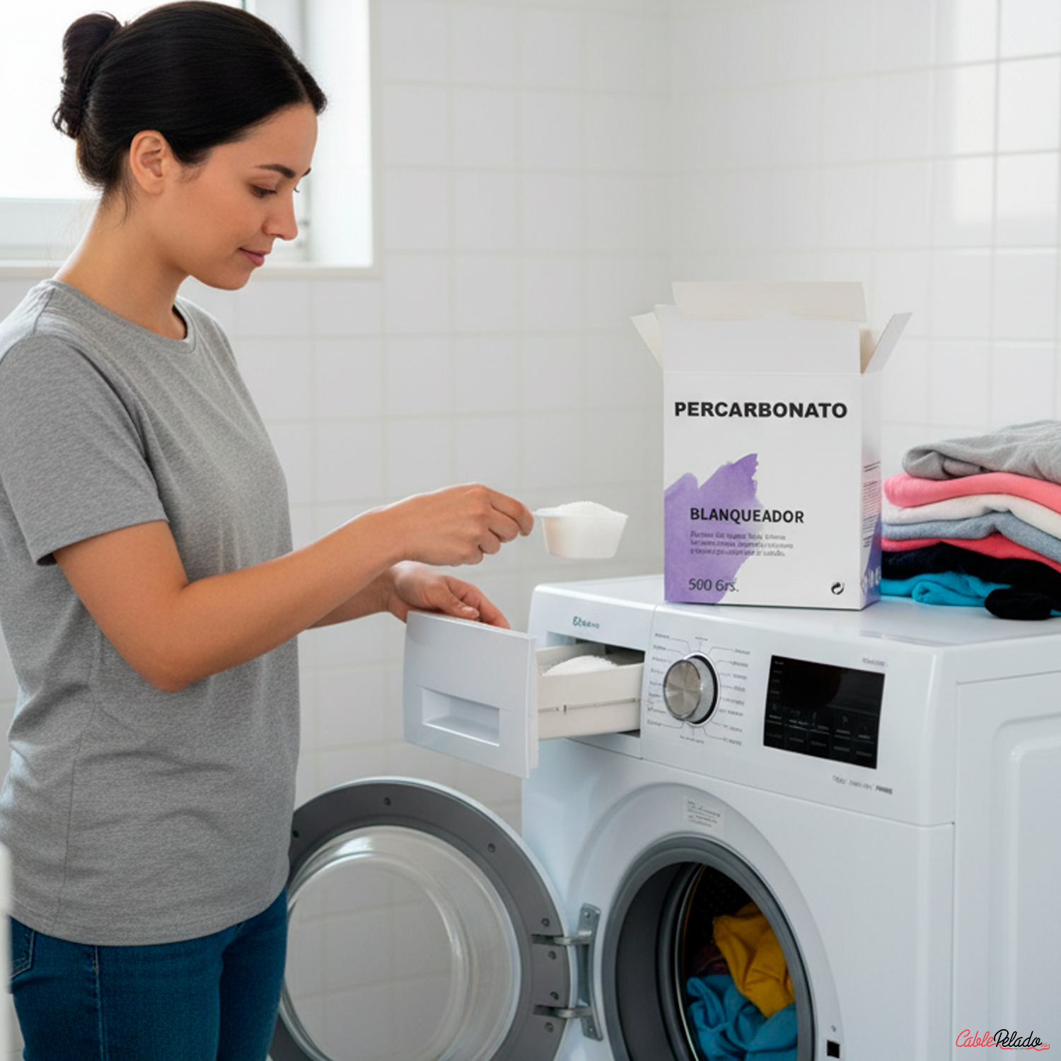 Percarbonato  Blanqueador 500 gr  Blanco