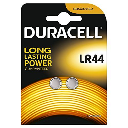 Pila duracell LR44 1.5 v pack 2 pilas