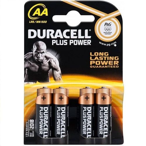 Pila duracell MN1500 LR6-AA 1.5 v pack 4 pilas
