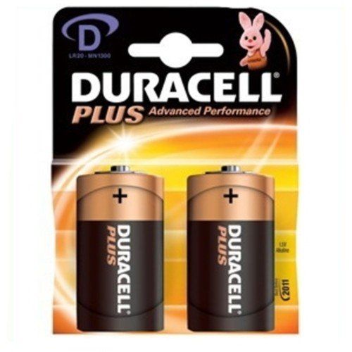 Pila duracell LR20 D MX1300 pack 2 pilas