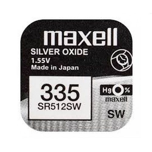 Pila maxell de boton oxido plata 335 SR512SW