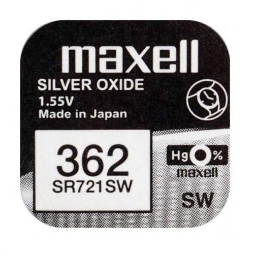 Pila maxell de boton oxido plata 362 SR721SW