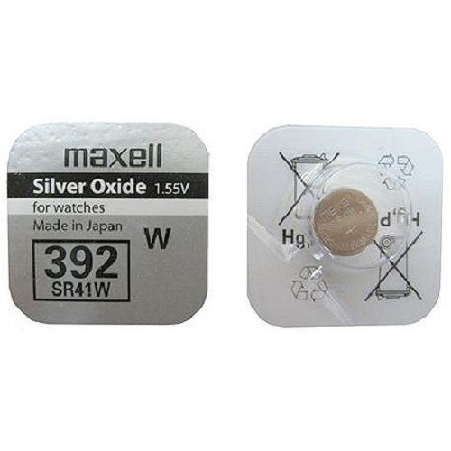 Pila maxell de boton oxido plata 392 SR41W