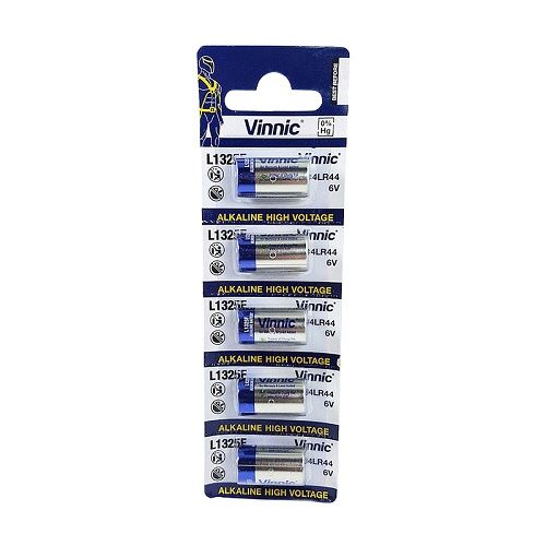 Pila Vinnic 4LR44 L1325F 6v pack 5 pilas