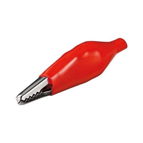 Pinza de cocodrilo aislada 48 mm Rojo