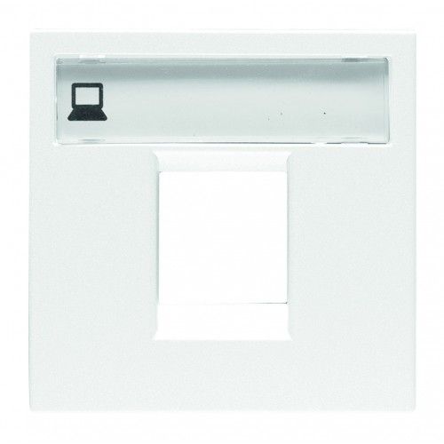 Placa 1 conector RJ45 AMP Niessen Zenit  Blanco