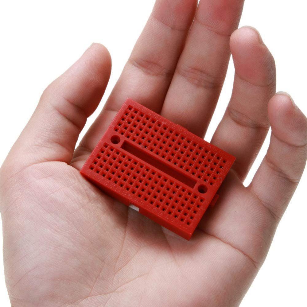 Placa de pruebas Prototipo sin Soldadura 170 pin  Rojo