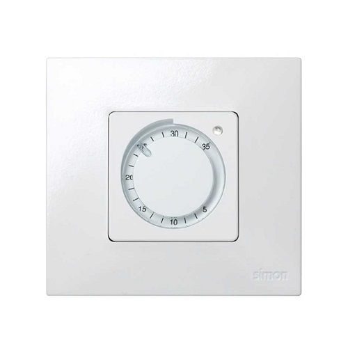 Placa para termostato de calefaccion Simon 27 Play  Blanco
