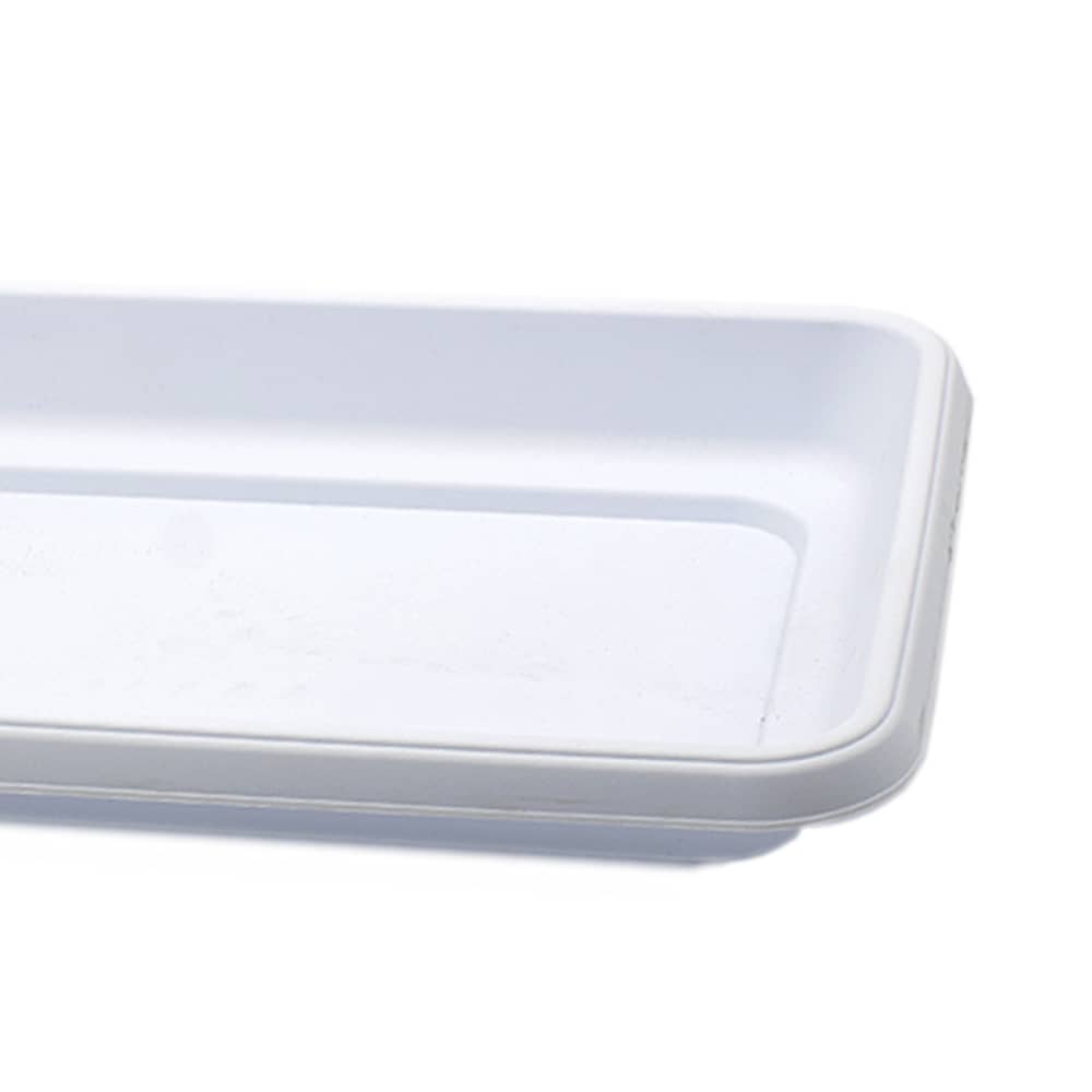 Plato jardinera alta de plastico 60 cm Blanco