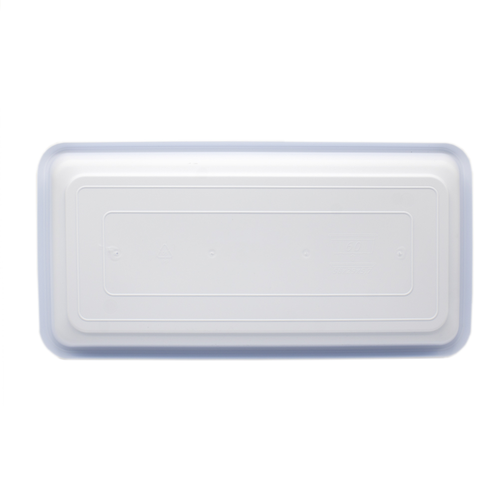 Plato jardinera alta de plastico 60 cm Blanco
